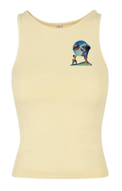 MJ Damen-Tanktop Slim Fit Giant – Racerback – NVL Kollektion