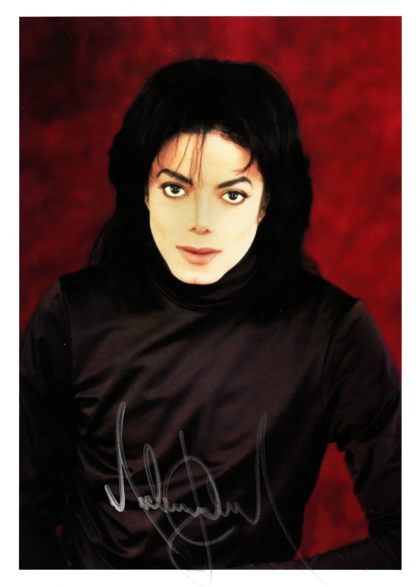 MJ Michael Jackson Original authograph 1999