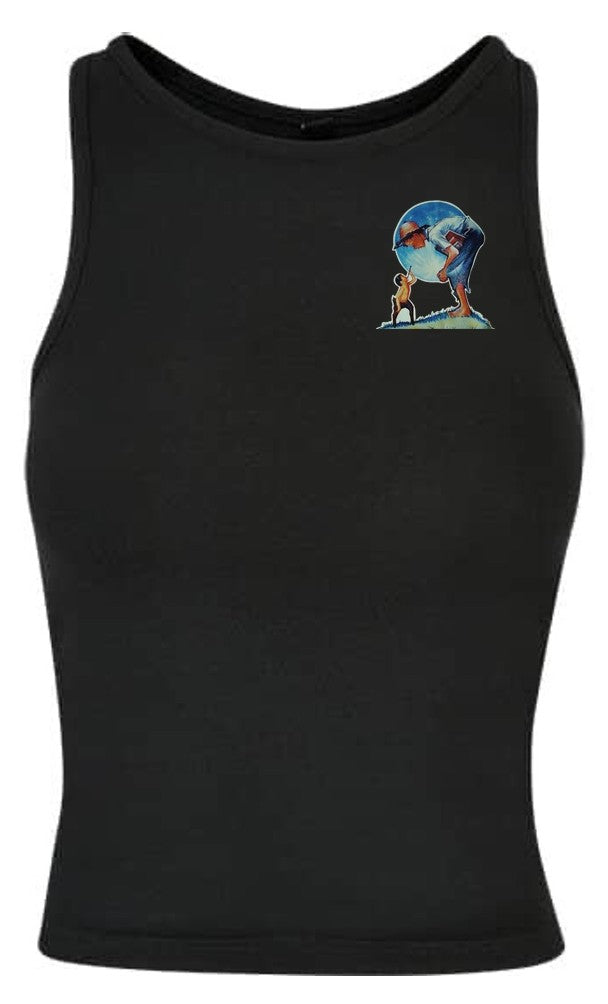 MJ Damen-Tanktop Slim Fit Giant – Racerback – NVL Kollektion