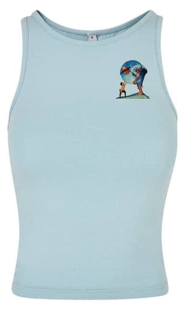 MJ Damen-Tanktop Slim Fit Giant – Racerback – NVL Kollektion