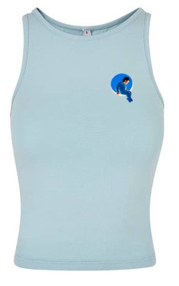 MJ Damen-Tanktop Slim Fit Moon – Racerback – NVL Kollektion