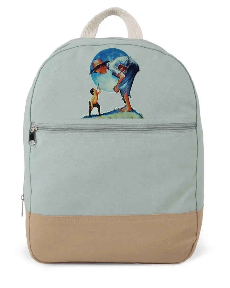 MJ Unisex Tasche in Hellblau – Nachhaltiges Design der NVL Kollektion mit Kontrastboden.