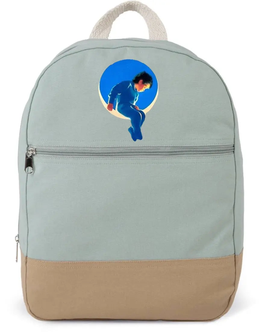 MJ Unisex Tasche in Hellblau – Nachhaltiges Design der NVL Kollektion Junge im Mond