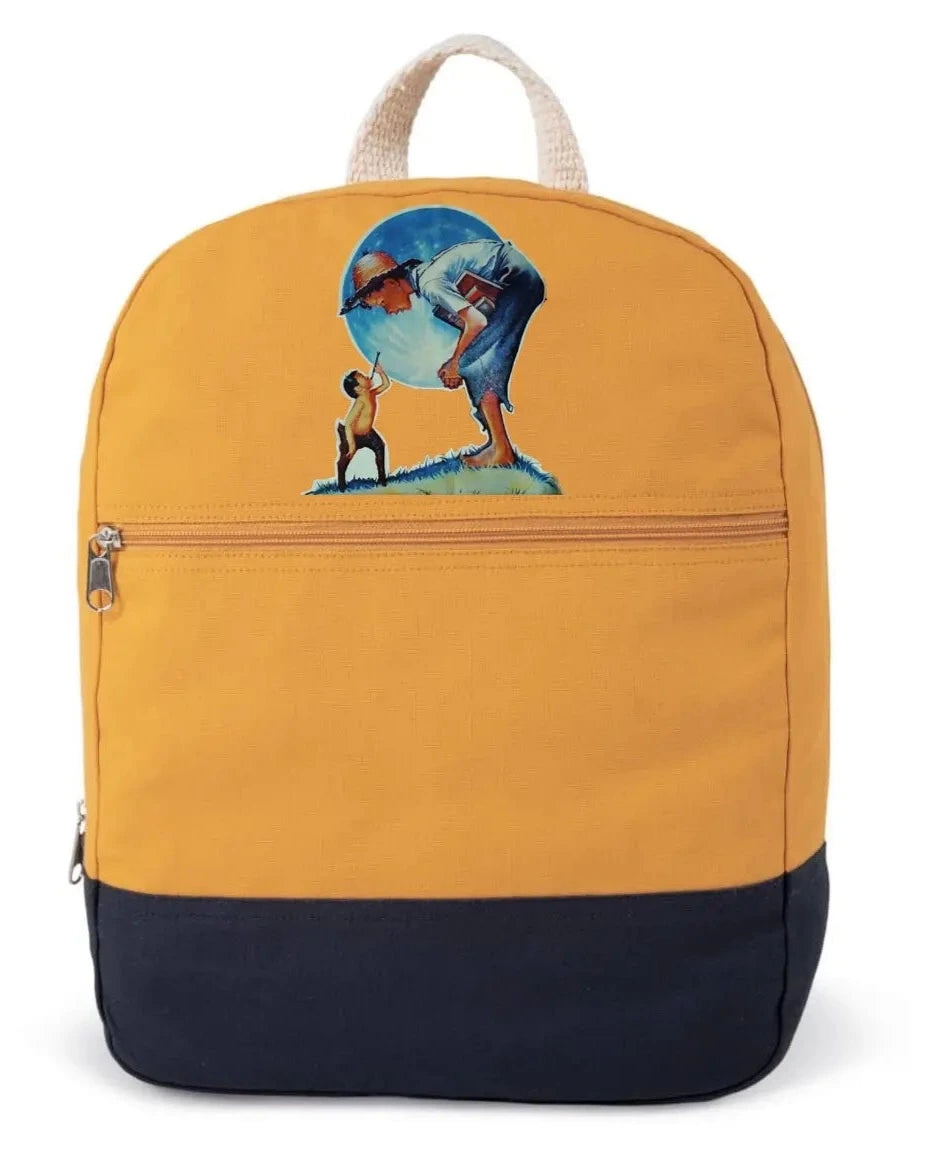 MJ Unisex Tasche in Orange – Nachhaltiges Design der NVL Kollektion mit Kontrastboden.