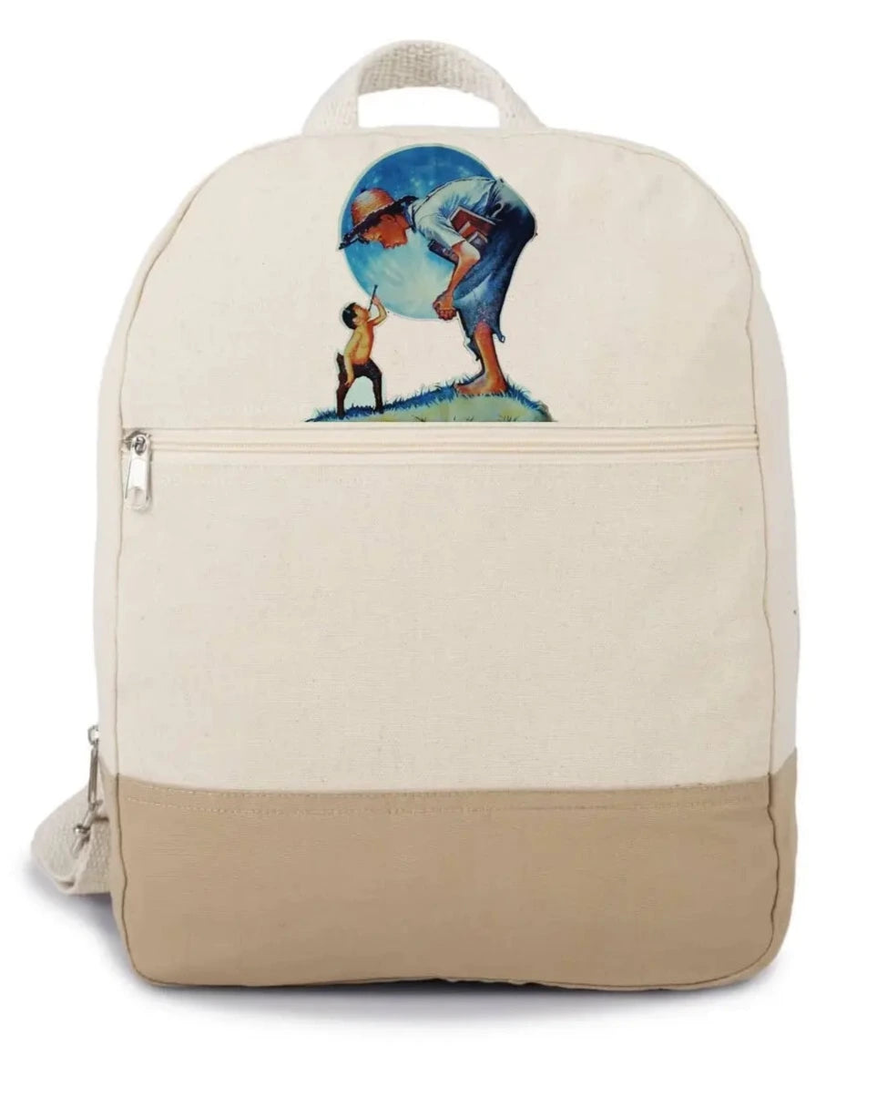 MJ Unisex Tasche in weiß – Nachhaltiges Design der NVL Kollektion mit Kontrastboden.