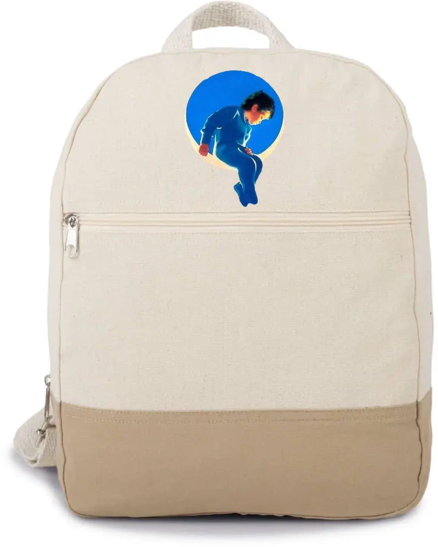 MJ Unisex Tasche in Weiß – Nachhaltiges Design der NVL Kollektion Junge im Mond