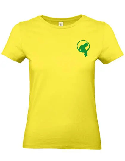 MJ-NVL T-Shirt in Gelb mit Logo – moderne Damenmode aus Baumwolle