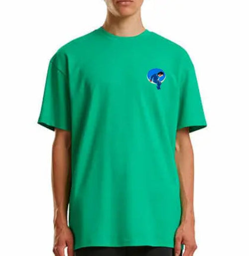 MJ Unisex T-Shirt in Grün – Teil der NVL Kollektion, modernes Design mit bequemer Passform