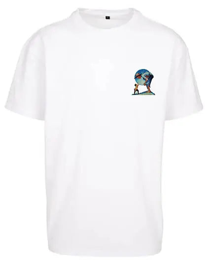 MJ Unisex T-Shirt in weiß – Teil der NVL Kollektion, modernes Design mit bequemer Passform Llogo Giant