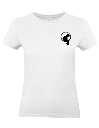 MJ-NVL T-Shirt in Weiß mit Logo – moderne Damenmode aus Baumwolle
