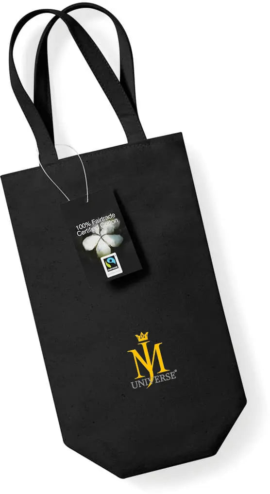 MJUniverse Collection Fairtrade Baumwoll-Flaschentasche