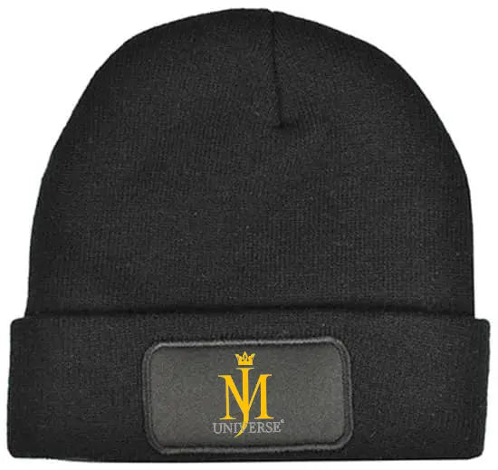 MJUniverse Collection Strickmütze mit Logo Patch